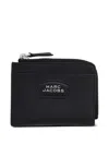 Marc Jacobs The Everyday Leather Top Zip Wallet In Black