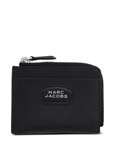 Marc Jacobs The Everyday Leather Top Zip Wallet In Black