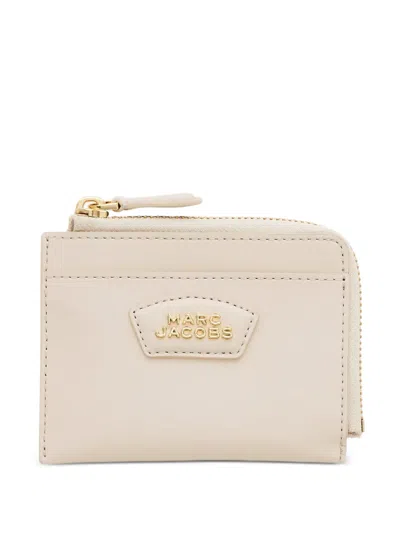 Marc Jacobs The Everyday Leather Top Zip Wallet In Neutral