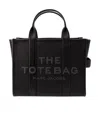 Marc Jacobs Structured Medium Tote With Textured Leather Finish In Black