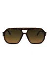 Marc Jacobs Tortoiseshell Sunglasses In Brown