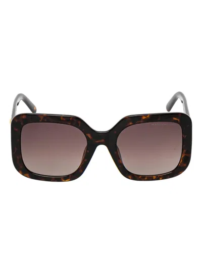Marc Jacobs Tortoiseshell Sunglasses In Brown