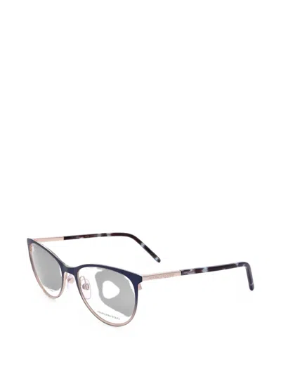 Marc Jacobs Tortoiseshell-effect Cat-eye Frame Glasses In White