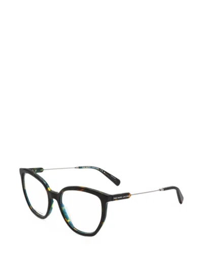 Marc Jacobs Tortoiseshell-effect Cat-eye Glasses In Pattern