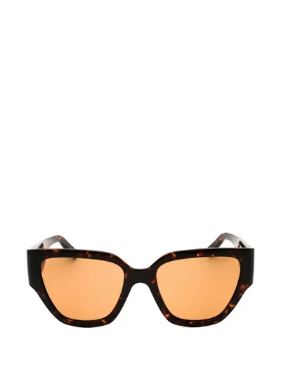 Marc Jacobs Tortoiseshell-effect Cat-eye Sunglasses In Brown