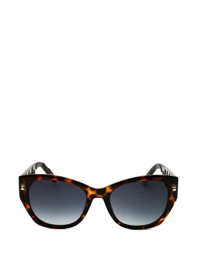 Marc Jacobs Tortoiseshell-effect Cat-eye Sunglasses In Multi
