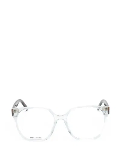 Marc Jacobs Tortoiseshell-effect Square-frame Glasses In White