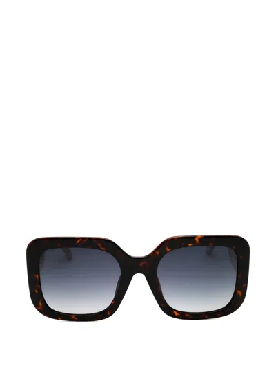 Marc Jacobs Tortoiseshell-effect Square-frame Sunglasses In Brown