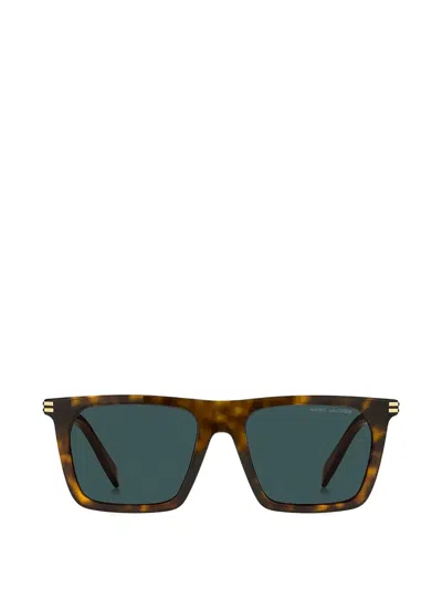 Marc Jacobs Tortoiseshell-effect Sunglasses In Brown