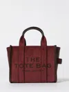 Marc Jacobs Small Rectangular Tote Bag And Handles In Burgundy