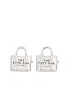 Marc Jacobs Tote Bag Ohrstecker In Silber