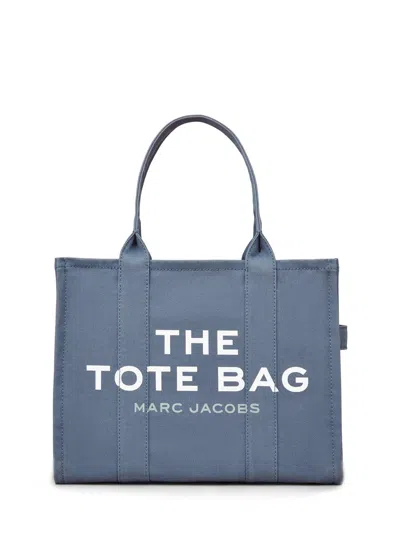 Marc Jacobs Tote Bag With Signature Logo Print In Blue