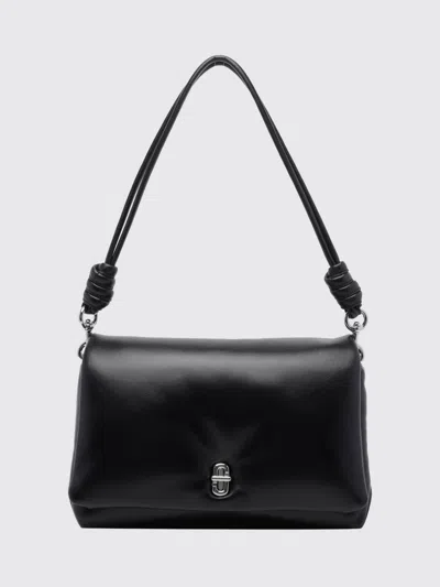 MARC JACOBS MARC JACOBS THE DUAL PUFFY LEATHER SHOULDER BAG WITH A KNOTTED HANDLE,I61229002