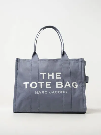 Marc Jacobs Tote Bags  Woman Color Gnawed Blue In Gray