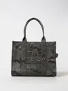 Marc Jacobs Camouflage Jacquard Medium Tote With Versatile Carrying Options In Green