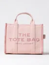 Marc Jacobs The Jacquard Small Tote Rose Handbag In Pink