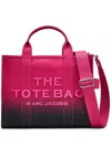 Marc Jacobs The Canvas Medium Tote Bag In Black/hot Pink
