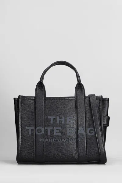 Marc Jacobs The Medium Leather Tote Bag In Black