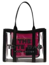 Marc Jacobs The Medium Transparent Tote In Black