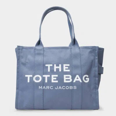 Marc Jacobs The Tote Bag In Cotton In Blue