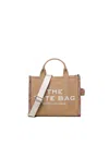Marc Jacobs The Jacquard Medium Tote Bag In Canvas In Brown