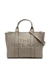Marc Jacobs Logo Embossed Mini Tote Bag In Grey