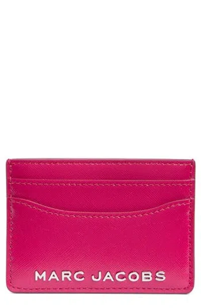Marc Jacobs Trademarc Card Case In Lipstick