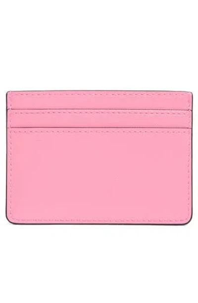 Marc Jacobs Trademarc Card Case In Petal Pink