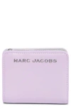 Marc Jacobs Trademarc Mini Compact Wallet In Purple