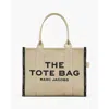 Marc Jacobs Ithe Large Tote Bag N Canvas With Jacquard Logo In Neutral
