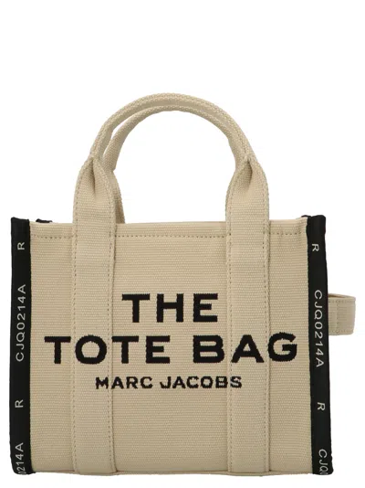 Marc Jacobs Traveler Tote Mini Shopping Bag In Beige
