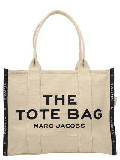 Marc Jacobs Traveler Tote Shopping Bag In Beige