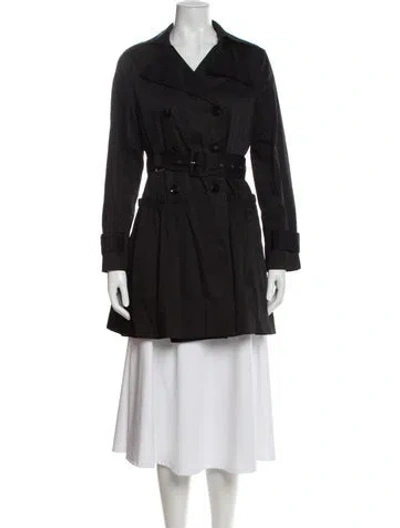 Pre-owned Marc Jacobs Trench Coat In Black