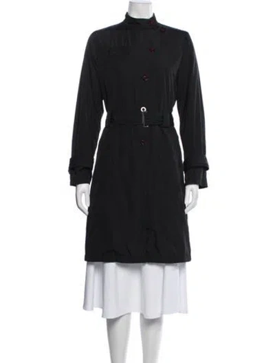 Pre-owned Marc Jacobs Trench Coat In Black