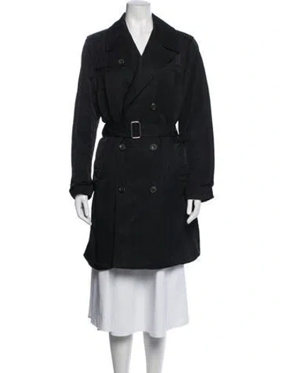 Pre-owned Marc Jacobs Trench Coat In Blue