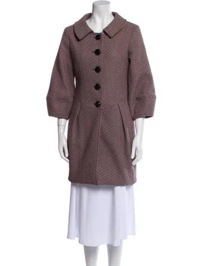 Pre-owned Marc Jacobs Trench Coat In Purple