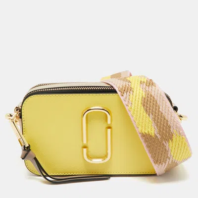 Pre-owned Marc Jacobs Tricolor Patent Leather Snapshot Camera Crossbody Bag