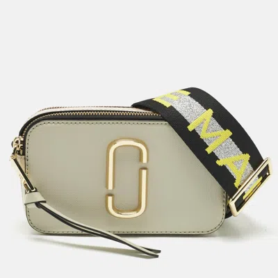 Pre-owned Marc Jacobs Tricolor Patent Leather Snapshot Camera Crossbody Bag In Multi
