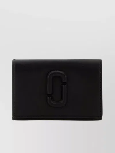 Marc Jacobs Trifold Leather Wallet J Marc In Black