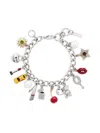 Marc Jacobs Trinket Charm Bracelet In Metallic
