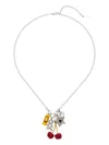 Marc Jacobs Trinket Charm-cluster Necklace In Gold