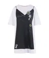 Marc Jacobs Embellished Graphic Cotton T-shirt In White