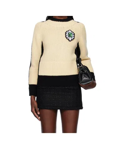 MARC JACOBS MARC JACOBS TROMPE L'OEIL CREWNECK JUMPER
