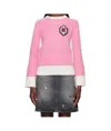 Marc Jacobs Off-white & Pink Trompe L'oeil Sweater In Ivory/pink