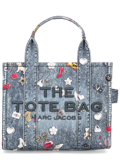 Marc Jacobs Trompe Loeil Tote Bag In Blue