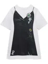 Marc Jacobs Embellished Graphic Cotton T-shirt In White