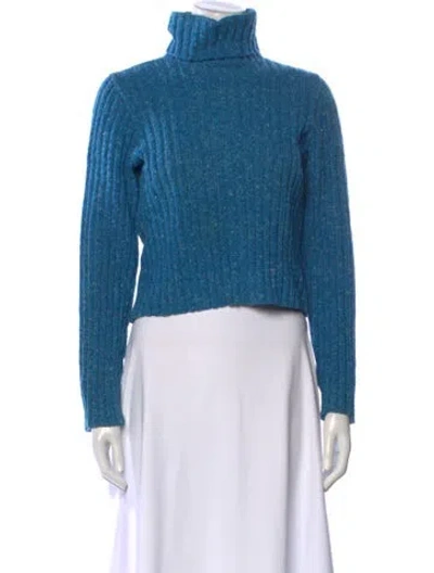 Pre-owned Marc Jacobs Turtleneck Sweater In Blue