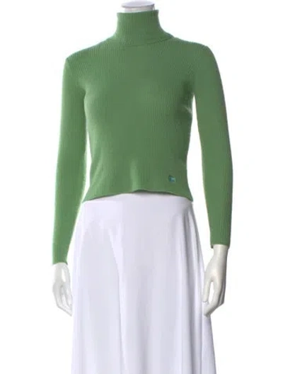 Pre-owned Marc Jacobs Turtleneck Sweater In Green