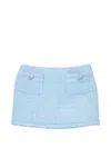 Marc Jacobs Pop J Marc Tweed Skirt In Blue