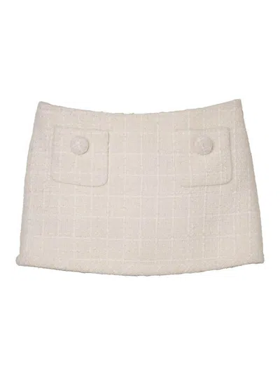 MARC JACOBS FALDA SEMILARGA - BLANCO